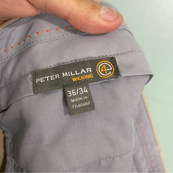 Peter Millar‎ Wicking Performance Beige Pants Sz 36x34 - Picture 6 of 6